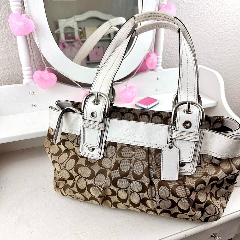 Vinatge Coach Monogram Handbag
